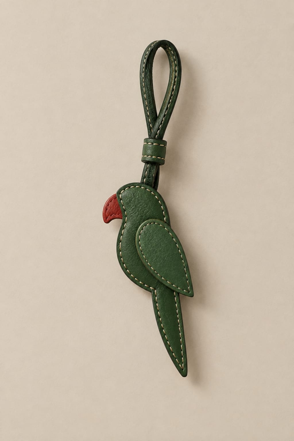 Pacha Kili Parakeet Leather Charm